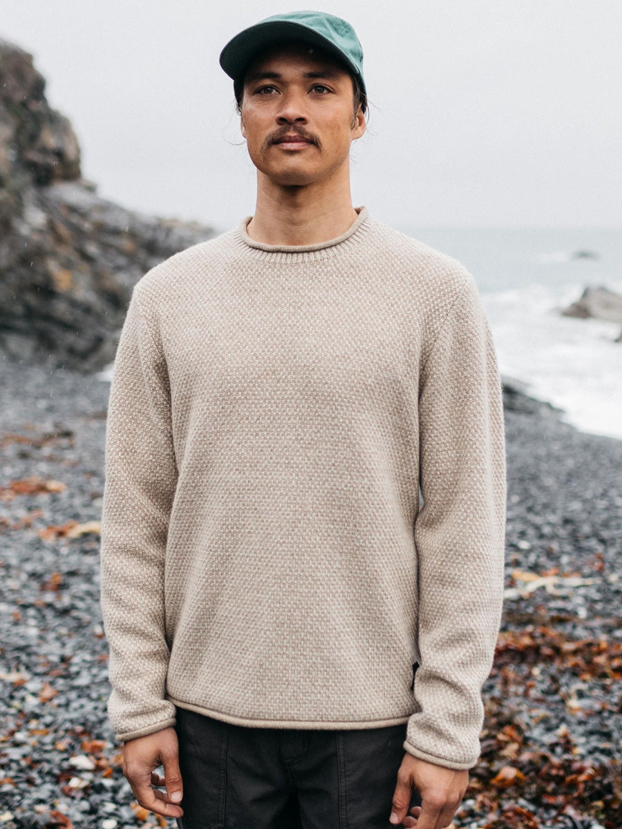 FINISTERRE BARENTS JUMPER - OATMEAL SWEATERS FINISTERRE