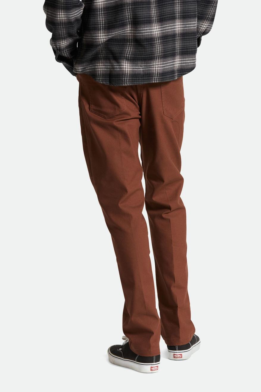 BRIXTON BUILDERS 5 POCKET PANT - SEPIA PANTS BRIXTON   