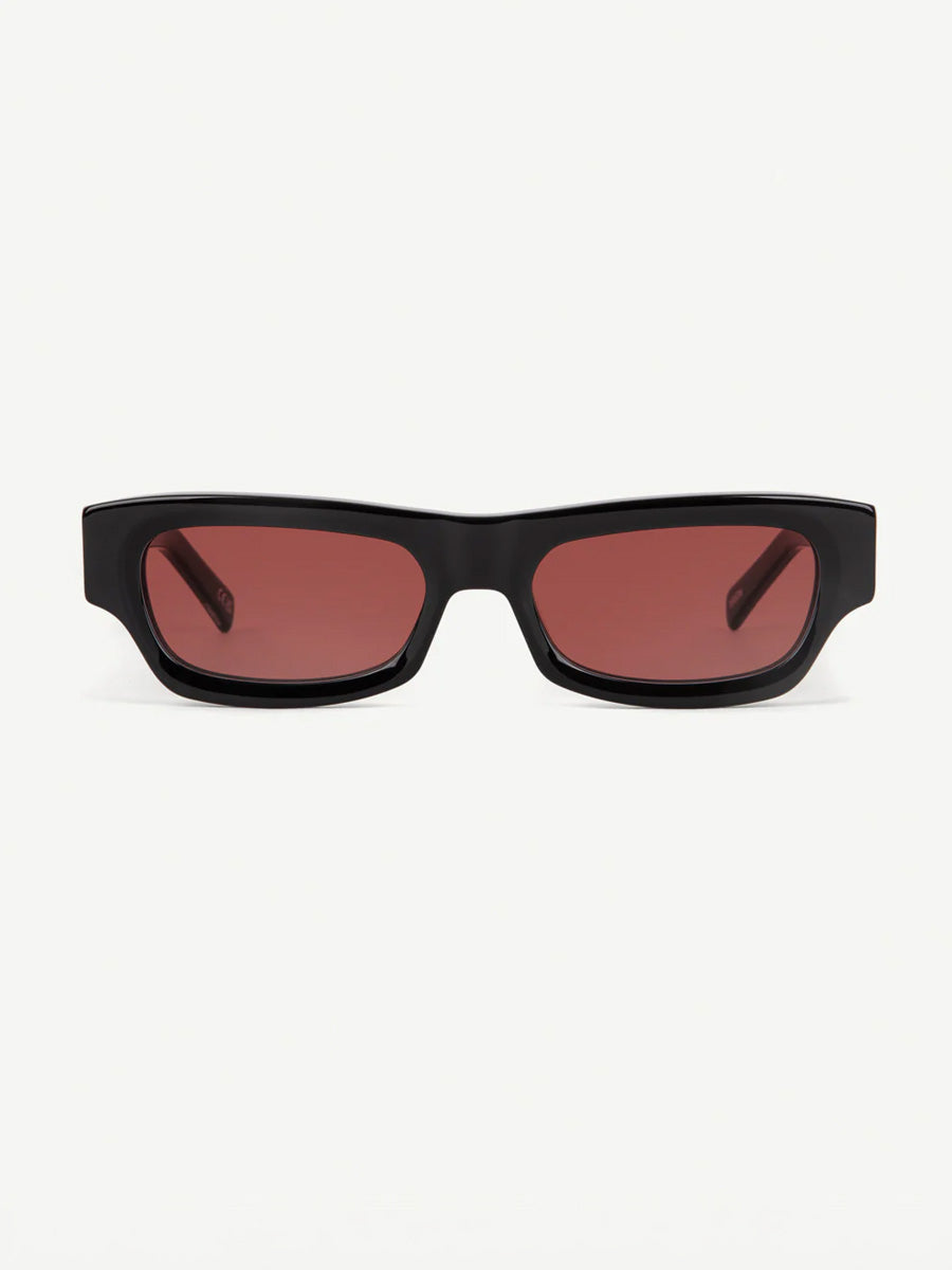 DECADE GENO 60s SUNGLASSES DECADE EYEWEAR BLACK/ROSE