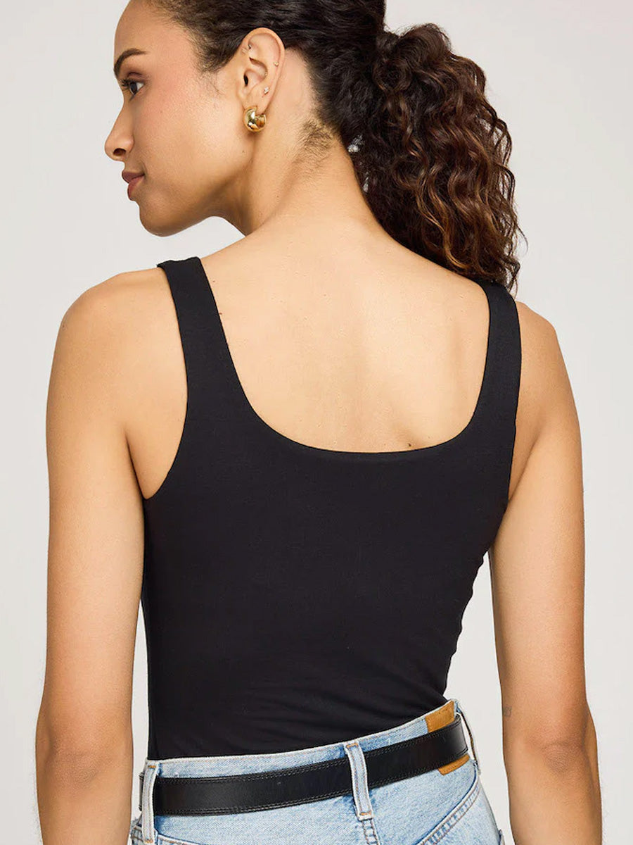 GENTLE FAWN BLANCHE TANK TOP - BLACK TANK TOPS GENTLE FAWN