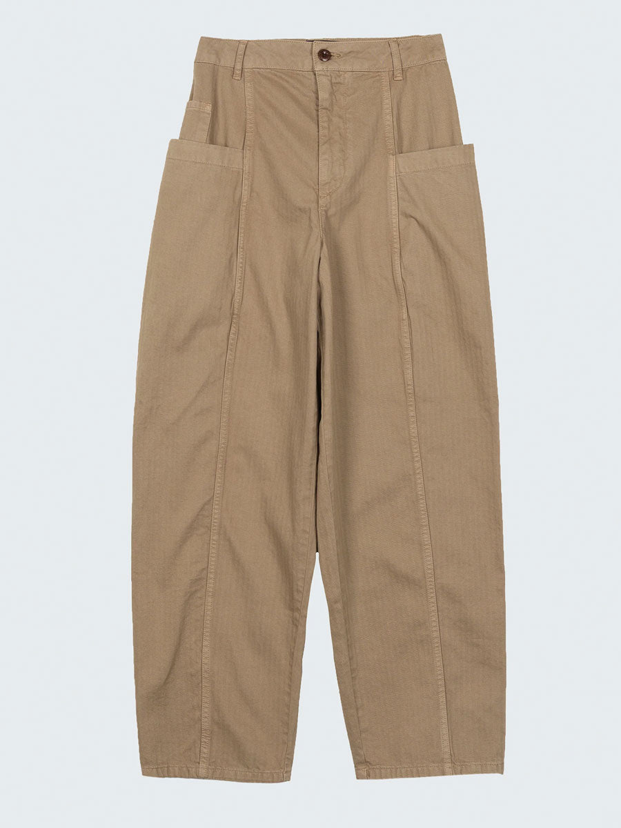 FINISTERRE CROFT BARREL TROUSER - BUCKWHEAT PANTS FINISTERRE