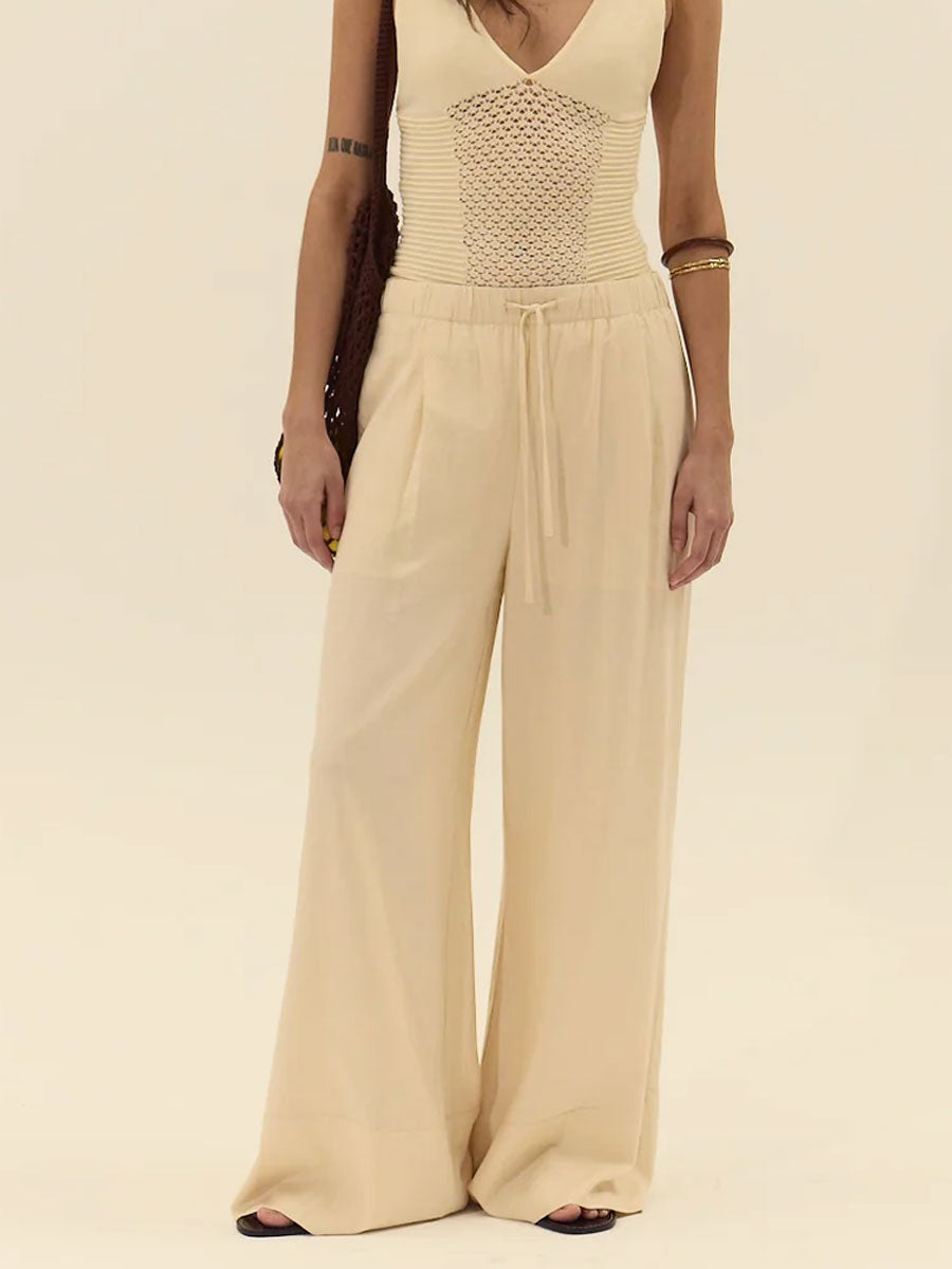 ANTIBES PANTS - BUTTER PANTS DELUC