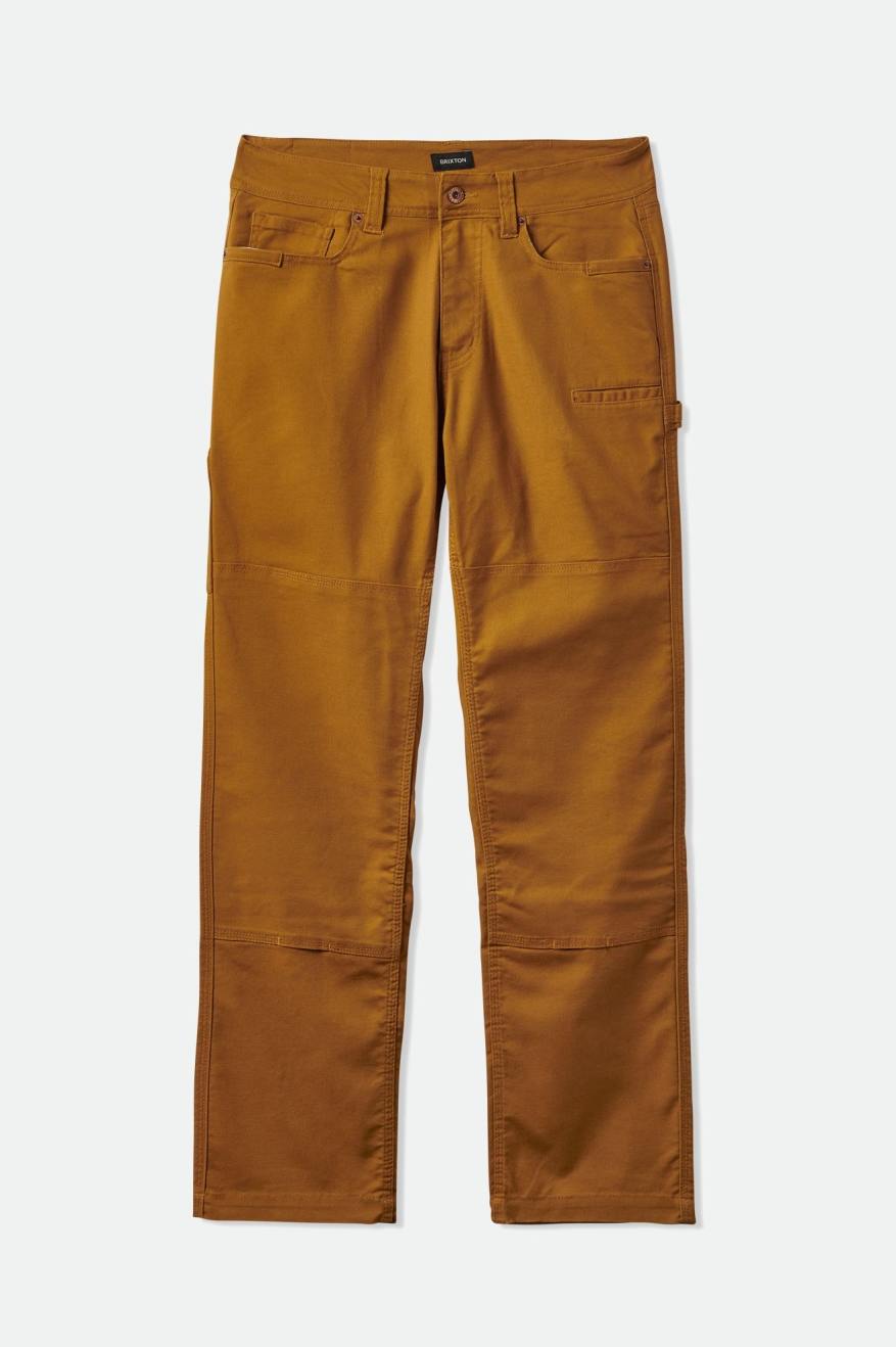 BRIXTON BUILDERS CARPENTER PANT - GOLDEN BROWN PANTS BRIXTON   