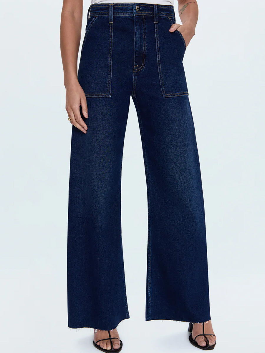 PISTOLA PENNY UTILITY HIGH RISE WIDE LEG PANT - CALLUNA JEANS PISTOLA