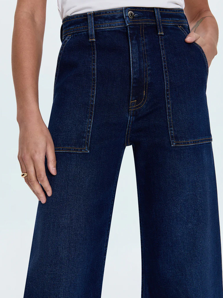 PISTOLA PENNY UTILITY HIGH RISE WIDE LEG PANT - CALLUNA JEANS PISTOLA