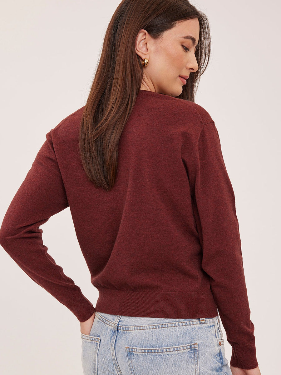 GENTLE FAWN CARINA SWEATER - BORDEAUX SWEATERS GENTLE FAWN