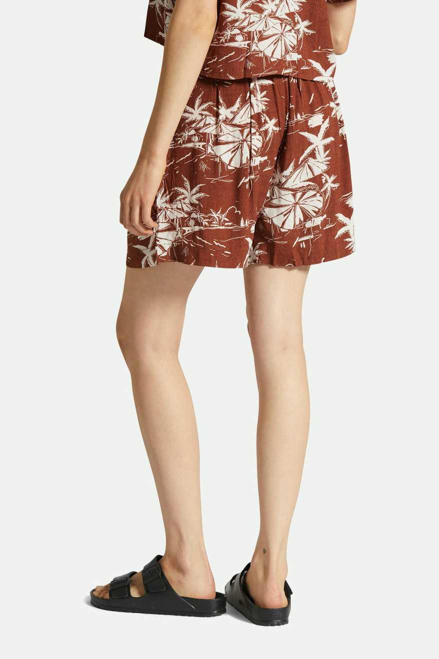 BRIXTON RIVIERA SHORT - SEPIA SHORT BRIXTON   