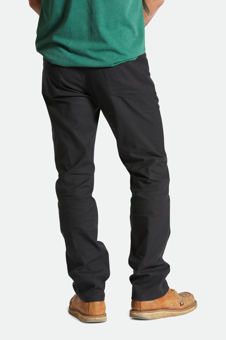 BRIXTON BUILDERS 5 POCKET PANT - BLACK PANTS BRIXTON   