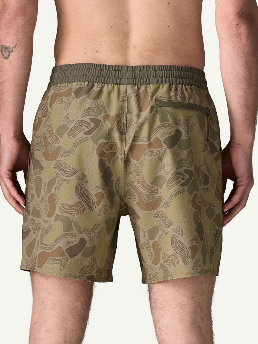 HYDROPEAK VOLLEY SHORTS - COASTAL EDGE: WEATHERED STONE SHORTS PATAGONIA