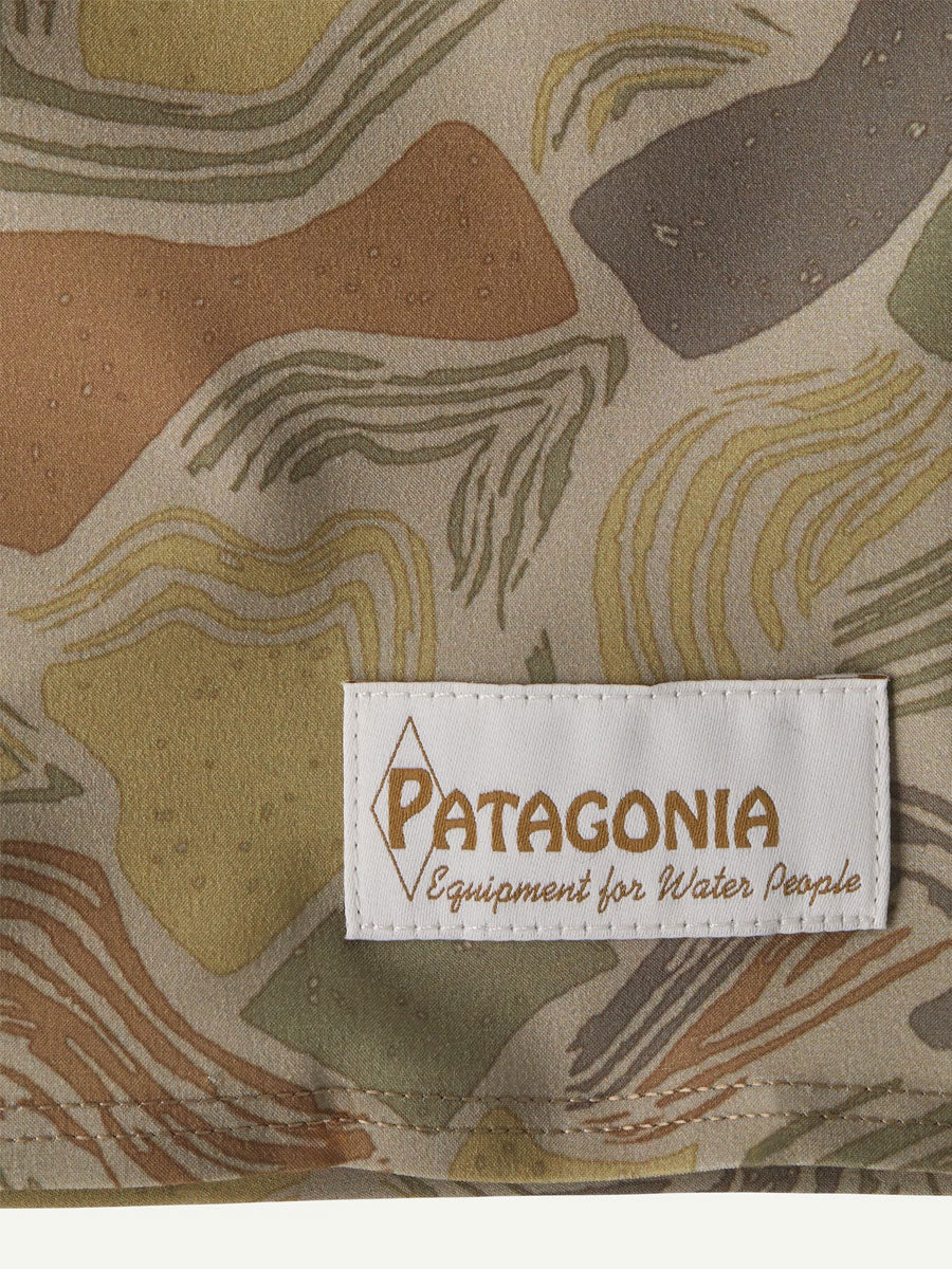 HYDROPEAK VOLLEY SHORTS - COASTAL EDGE: WEATHERED STONE SHORTS PATAGONIA