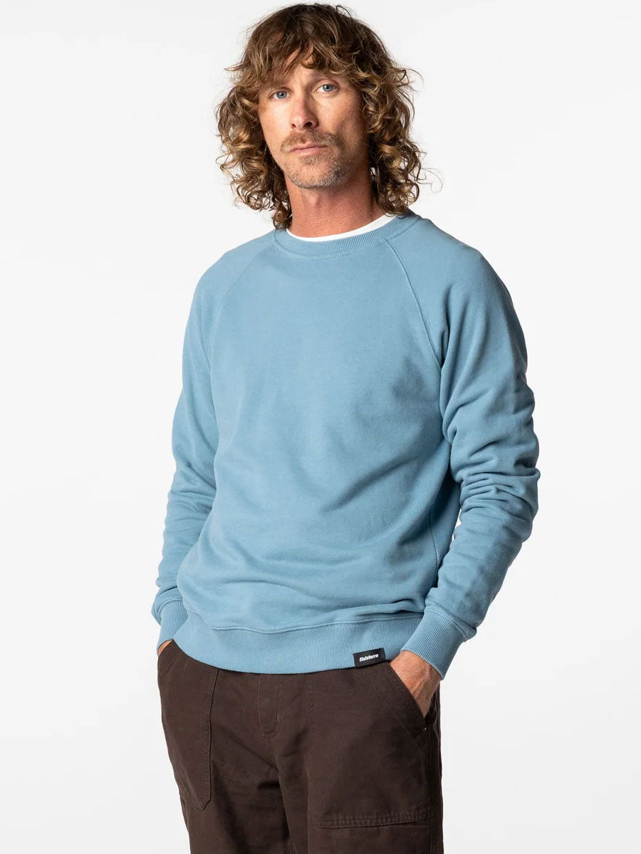 FINISTERRE COHO SWEATSHIRT - BAY BLUE SWEATERS FINISTERRE
