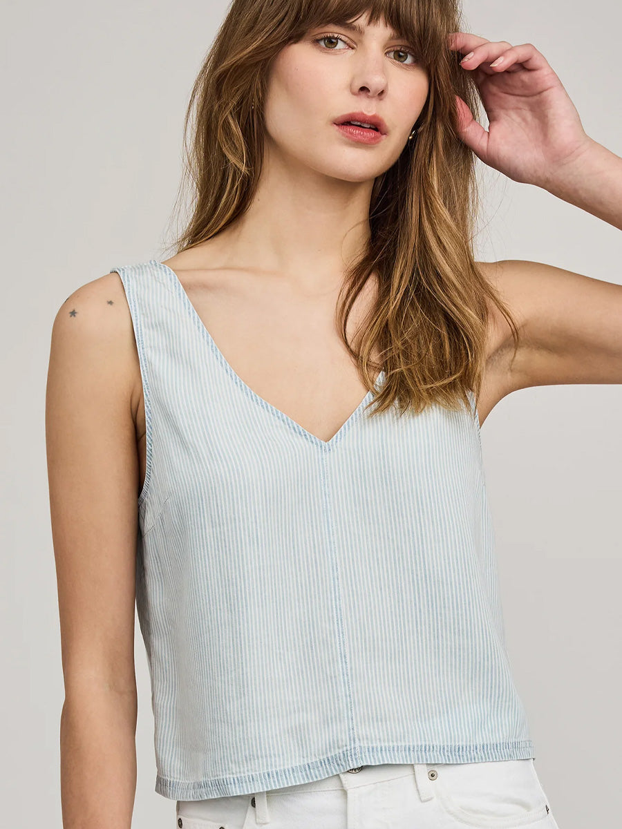GENTLE FAWN COLETTE TOP - BLUE STRIPE TANK TOPS GENTLE FAWN