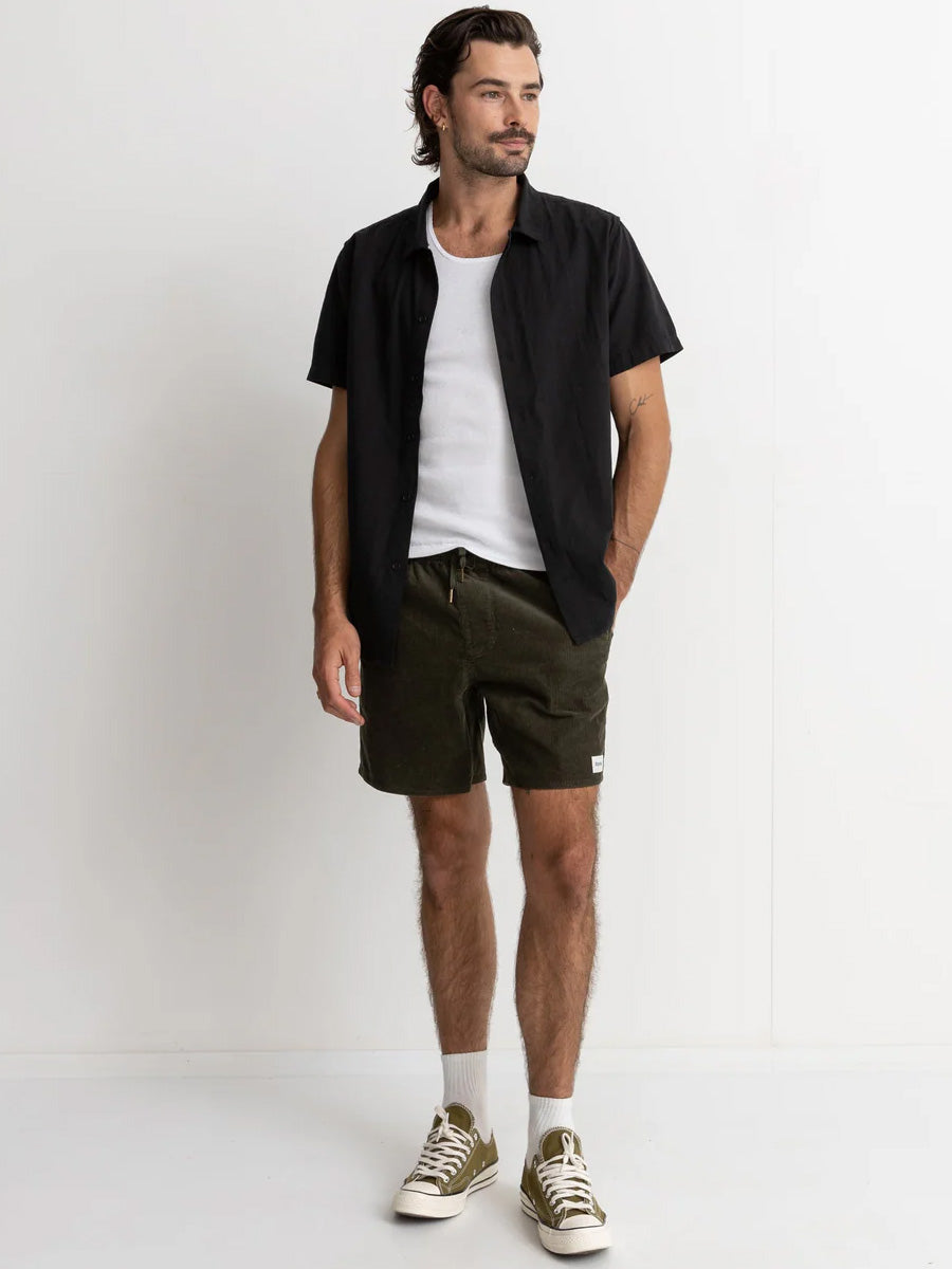RHYTHM CLASSIC CORD JAM SHORT - OLIVE SHORTS RHYTHM