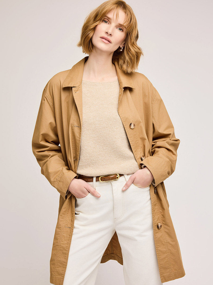 GENTLE FAWN LARK COAT - HONEY