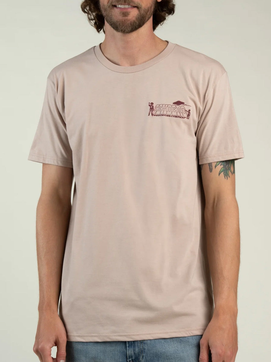 SENDERO COWBOY LIFT OFF T-SHIRT - SAND | OAK CLOTHING CO.