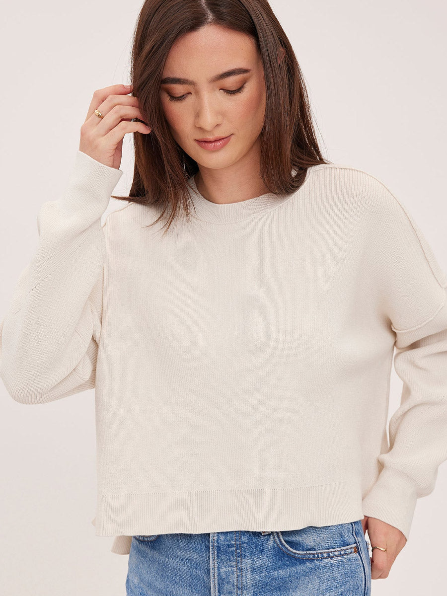 GENTLE FAWN ECHO SWEATER - CREAM