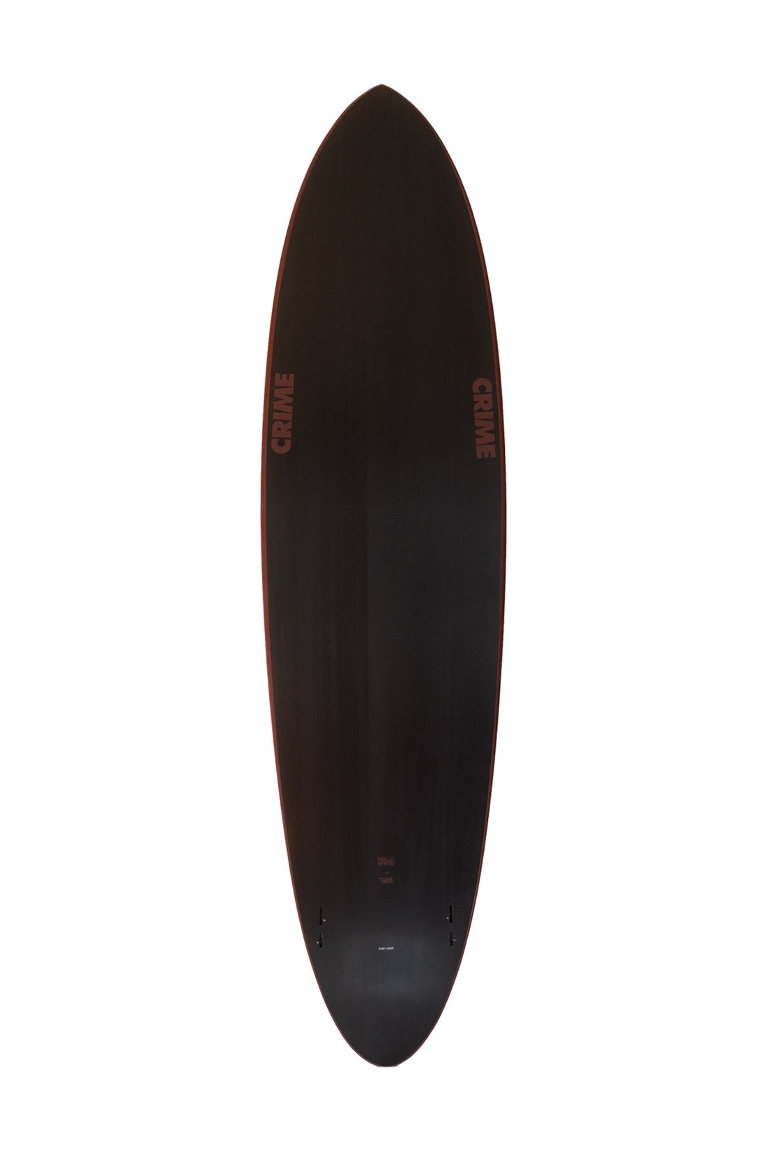 7'6 SURF CRIME CA TWIN - OXBLOOD SURFBOARD SURF CRIME   