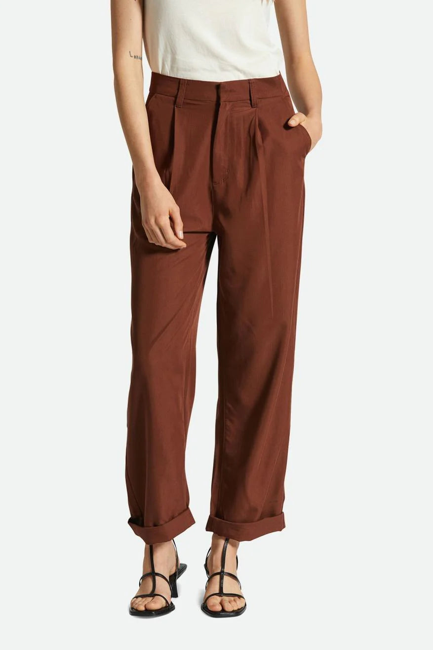 BRIXTON VICTORY TROUSER PANT - SEPIA PANTS BRIXTON   