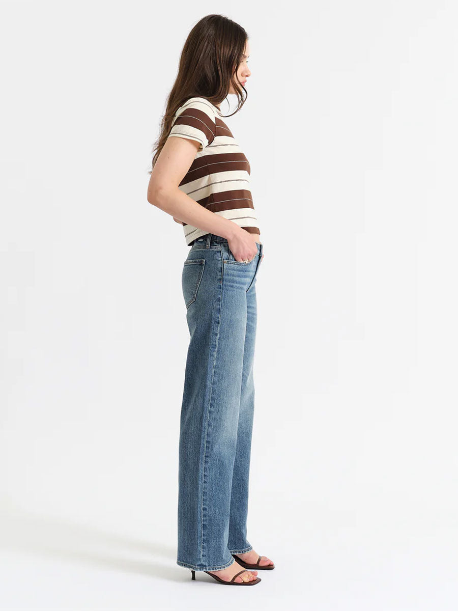 DAZE KEEPER LOW RISE STRAIGHT LEG - HEART BEAT VINTAGE JEANS DAZE DENIM