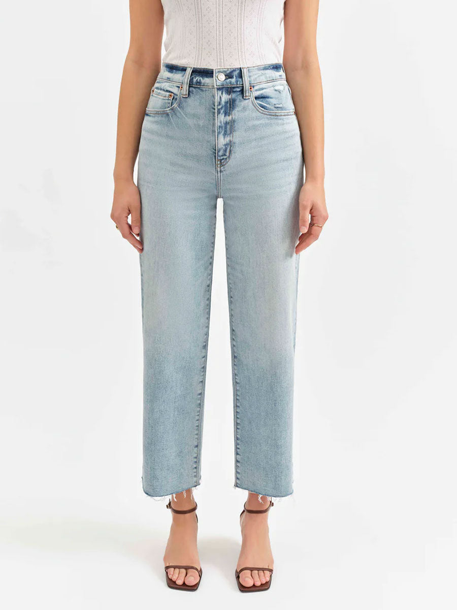 DAZE PLEASER HIGH RISE WIDE ANKLE - MIRACLE JEANS DAZE DENIM