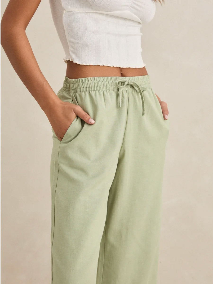 RHYTHM DOLLY BEACH PANT - PALM