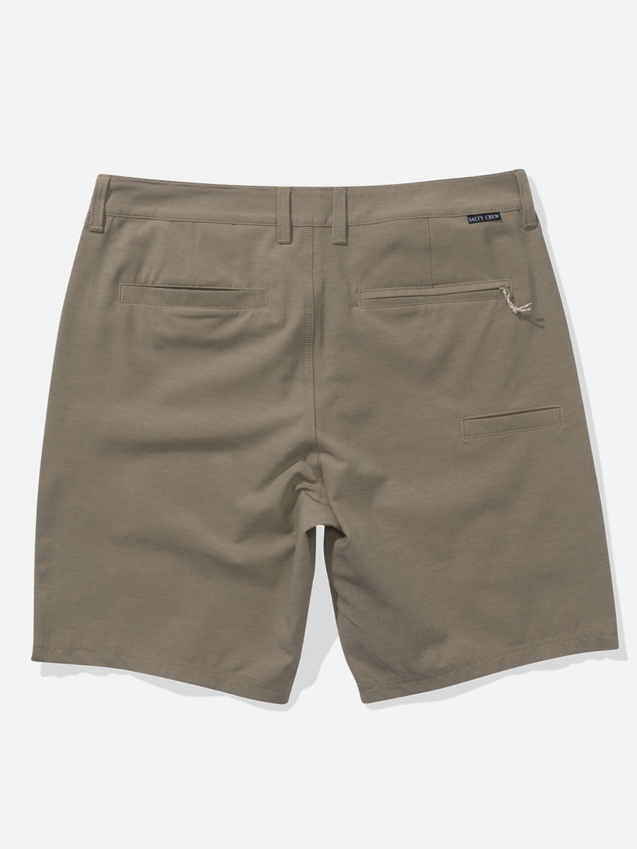 SALTY CREW DRIFTER 19 HYBRID - DARK KHAKI SHORT -