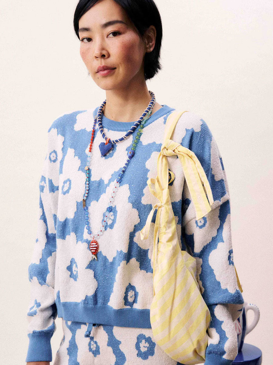 FRNCH DULSE SWEATER - BLEU JEAN SWEATERS FRNCH