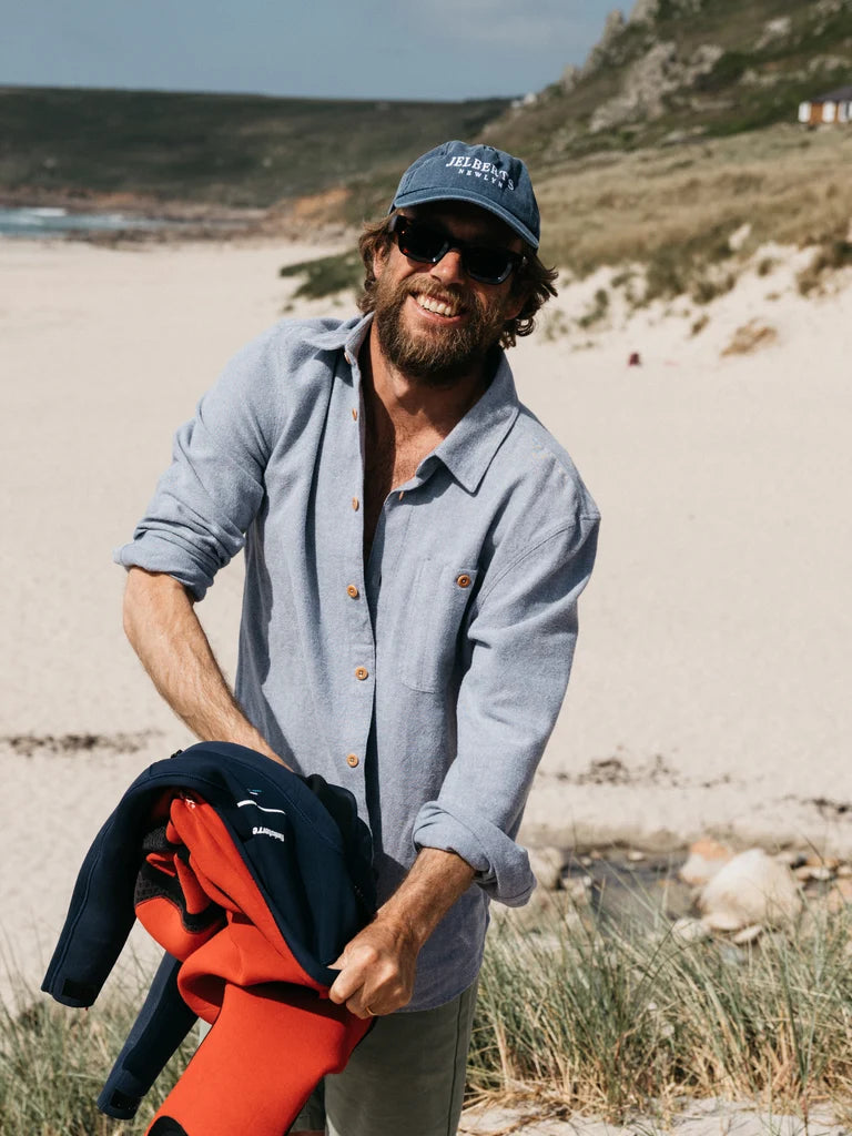 FINISTERRE GYLLY SHIRT - INDIGO DOBBY SHIRTS FINISTERRE