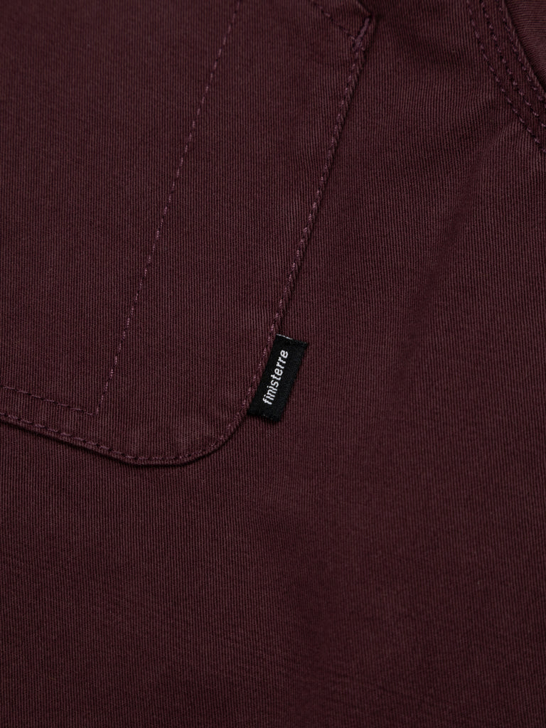 FINISTERRE EDDYSTONE SHIRT - BLACK CHERRY SHIRT FINISTERRE   