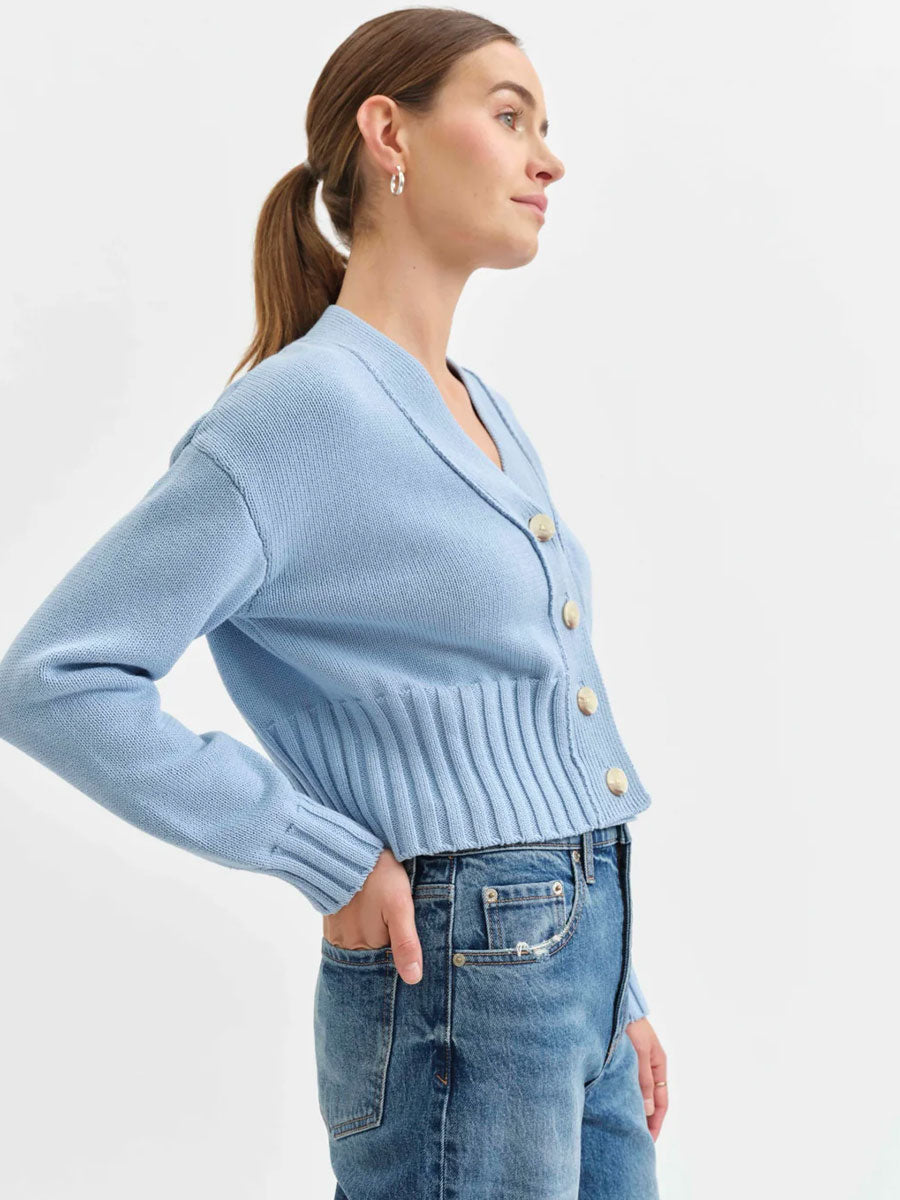 DAZE DENIM EDEN CARDIGAN - BLUE EYES SWEATER DAZE DENIM