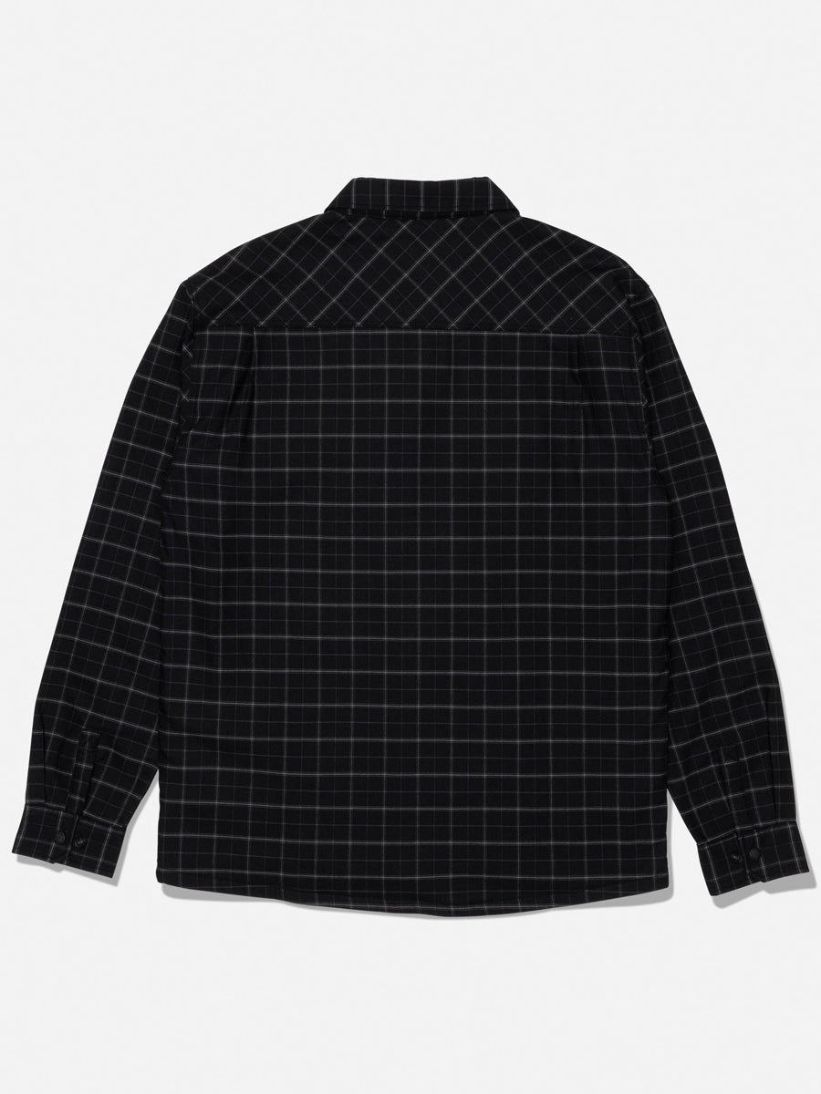 SALTY CREW FATHOM LONG-SLEEVE TECH SHACKET - BLACK/GREEN | OAK CLOTHING CO.