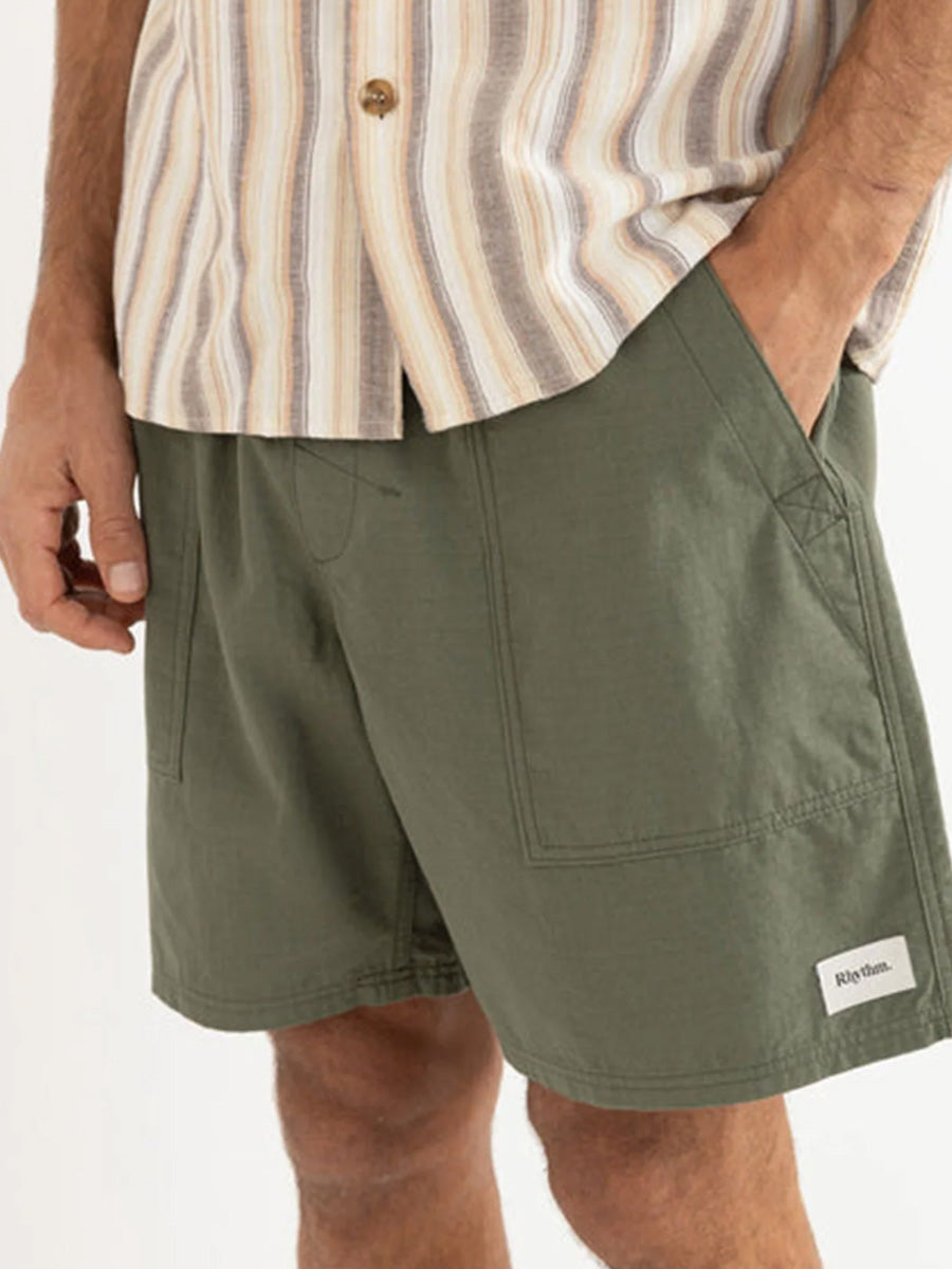 RHYTHM FATIGUE JAM SHORT - OLIVE SHORTS RHYTHM