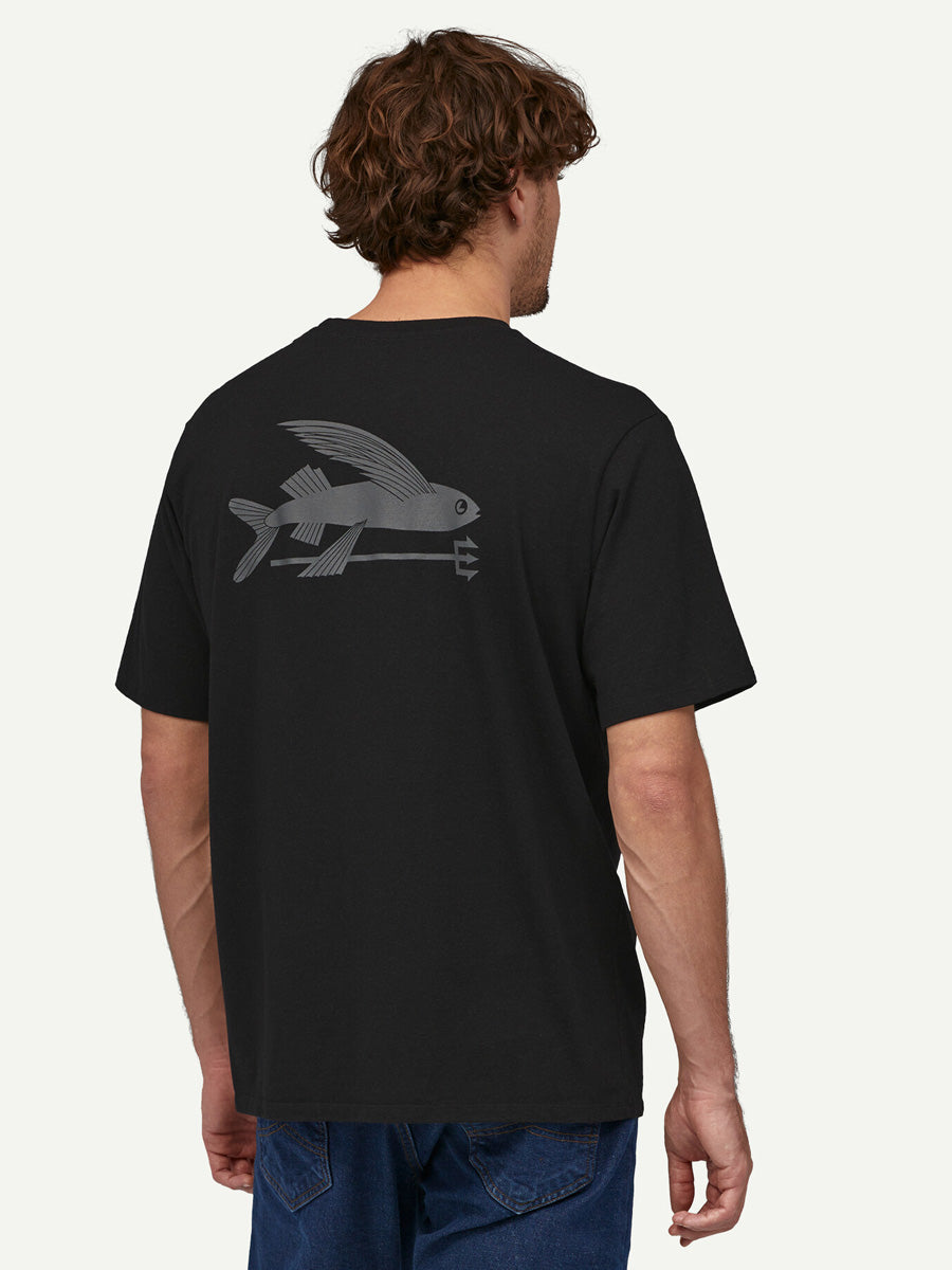 PATAGONIA FLYING FISH RESPONSIBILI-TEE - INK BLACK SHIRT PATAGONIA