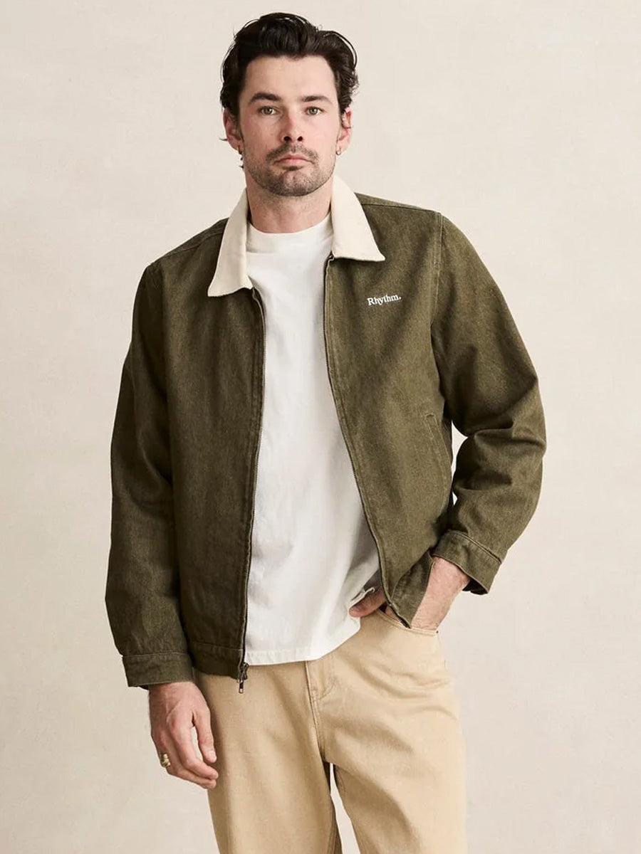 RHYTHM TWO TONE JACKET - FOREST JACKETS RHYTHM