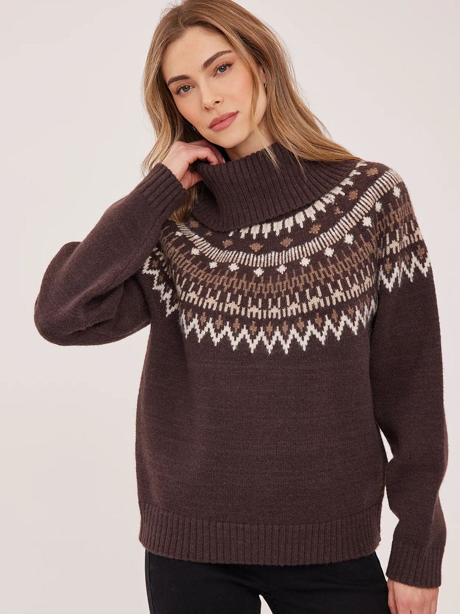 GENTLE FAWN FREYA SWEATER - JAVA