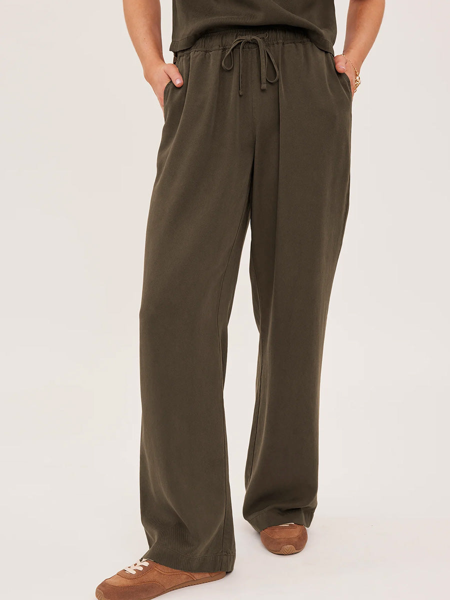 GENTLE FAWN GABRIEL PANT - WASHED BAYLEAF GREEN