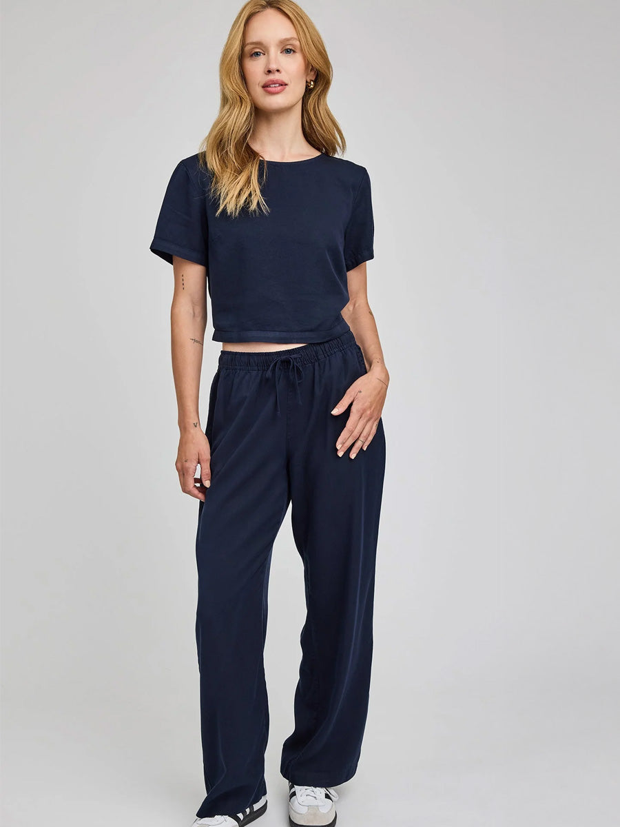 GENTLE FAWN GABRIEL PANT - WASHED NAVY PANTS GENTLE FAWN