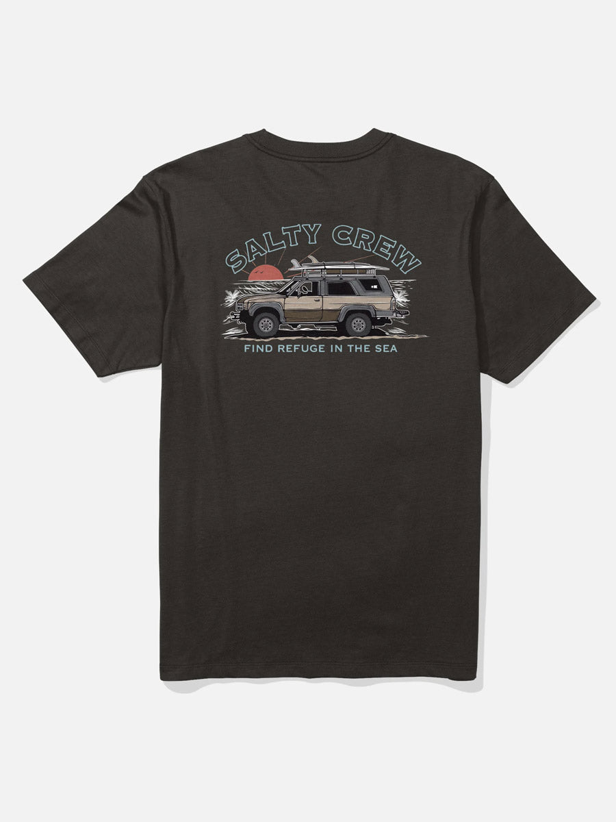 SALTY CREW MOTOR REPAIR SHORT-SLEEVE TEE - BLACK T-SHIRTS SALTY CREW