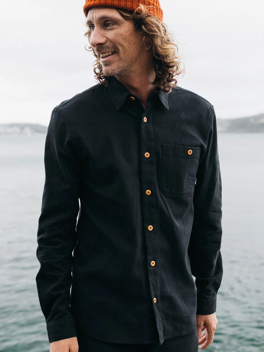 FINISTERRE GYLLY SHIRT - BLACK