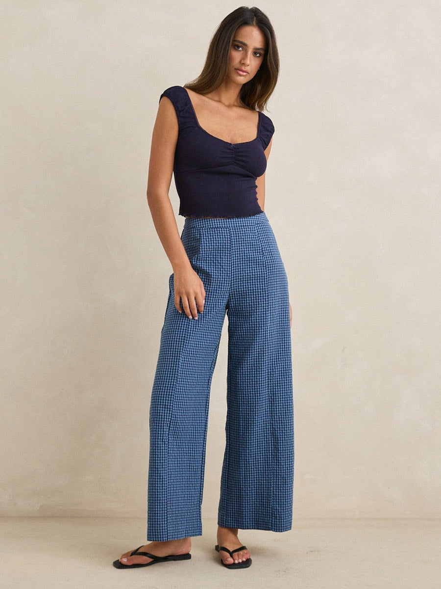 RHYTHM GRACIE SWEETHEART TOP - NAVY