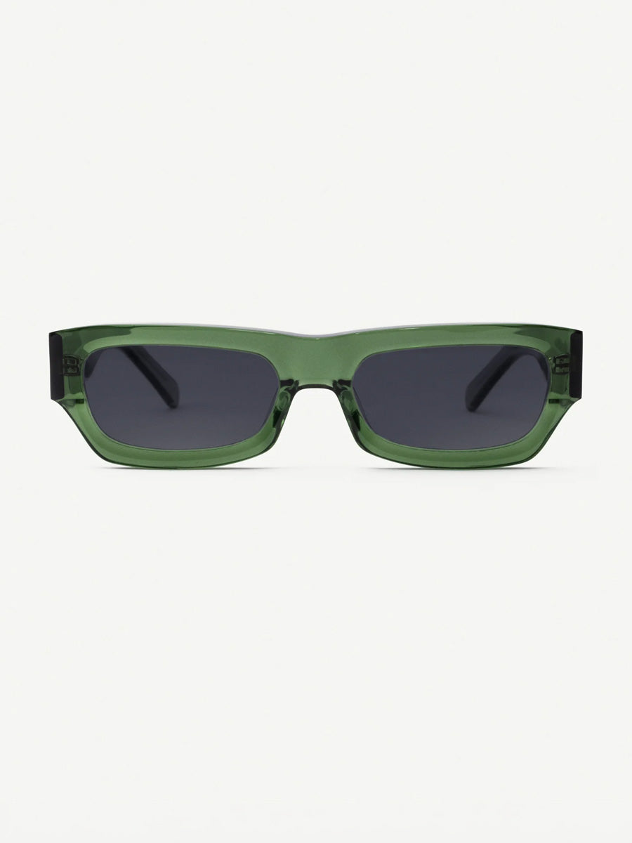 DECADE GENO 60s SUNGLASSES DECADE EYEWEAR CRYSTAL GREEN/GREY