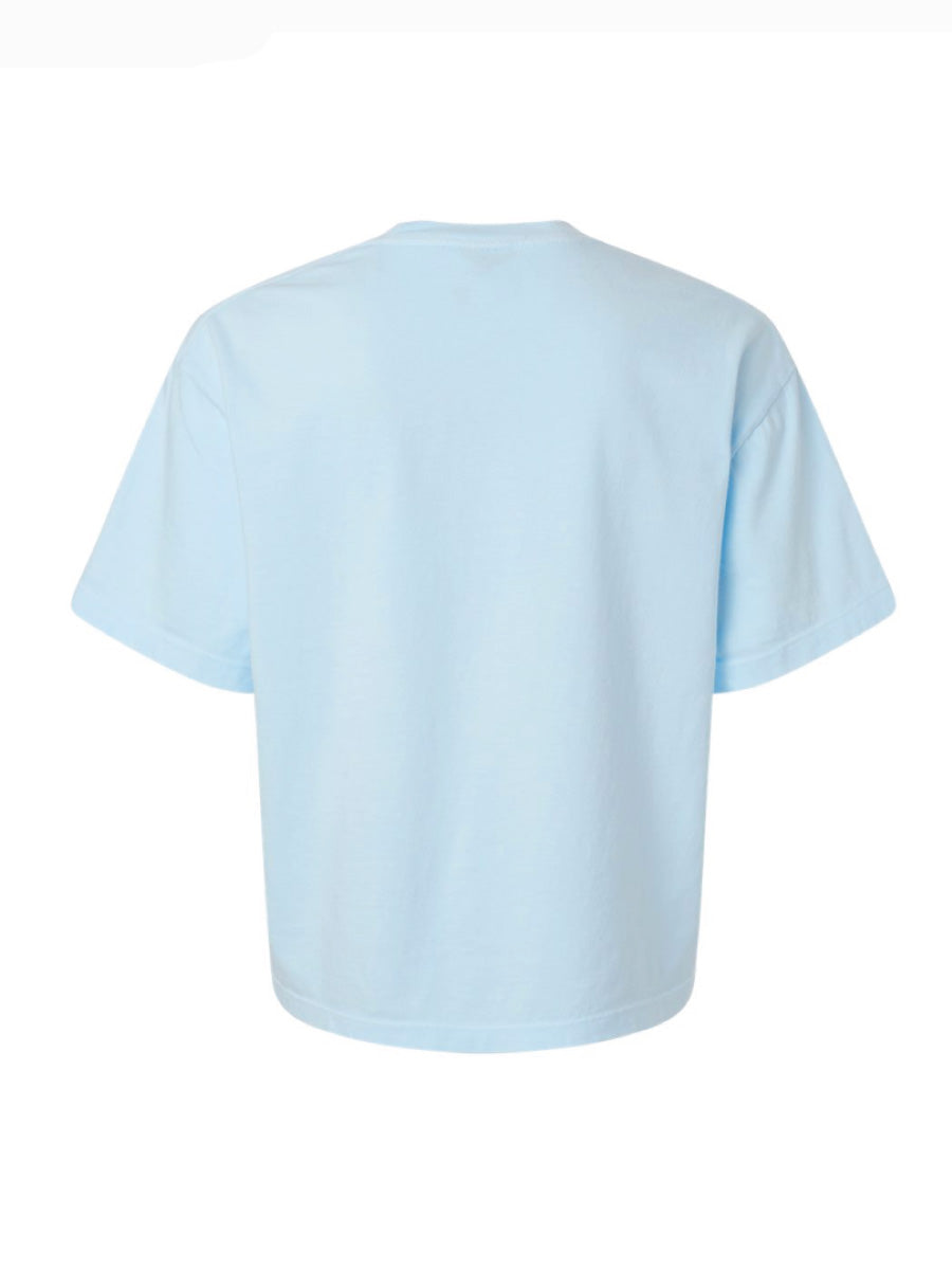 OAK SURF CLUB GROVER WOMENS TEE - CHAMBRAY T-SHIRTS OAK SURF CLUB