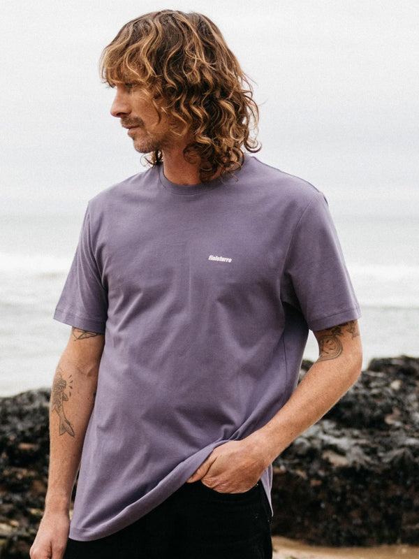 FINISTERRE HARLYN LOGO SHORT-SLEEVE TEE - VIOLET SKY T-SHIRTS FINISTERRE