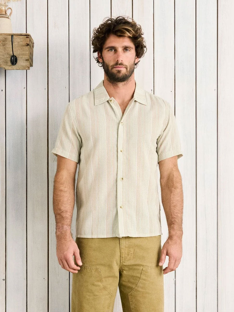 RHYTHM NURTURE SHORT-SLEEVE SHIRT - HERB SHIRTS RHYTHM