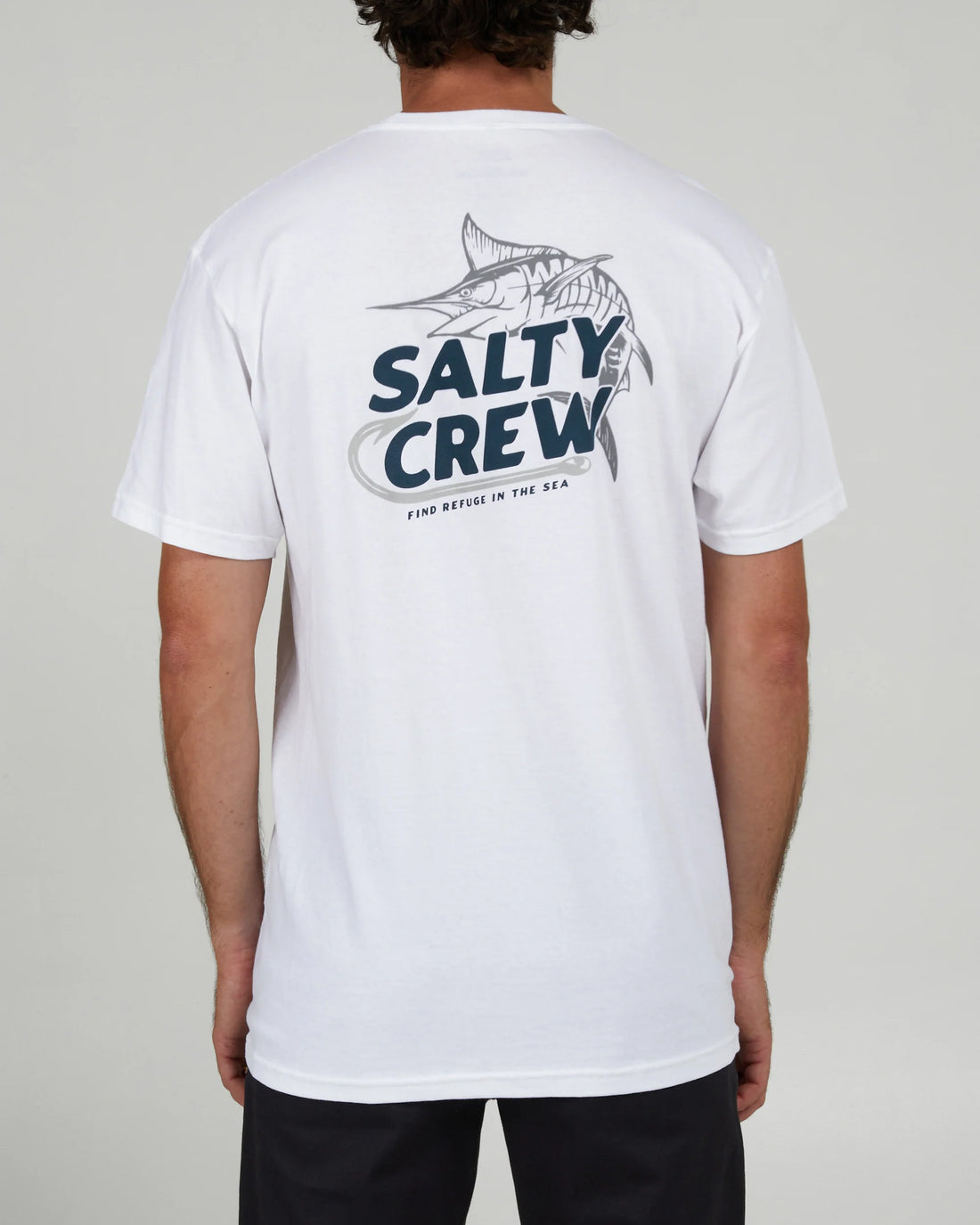 SALTY CREW HOOK UP CLASSIC S/S TEE - WHITE SHIRT SALTY CREW   