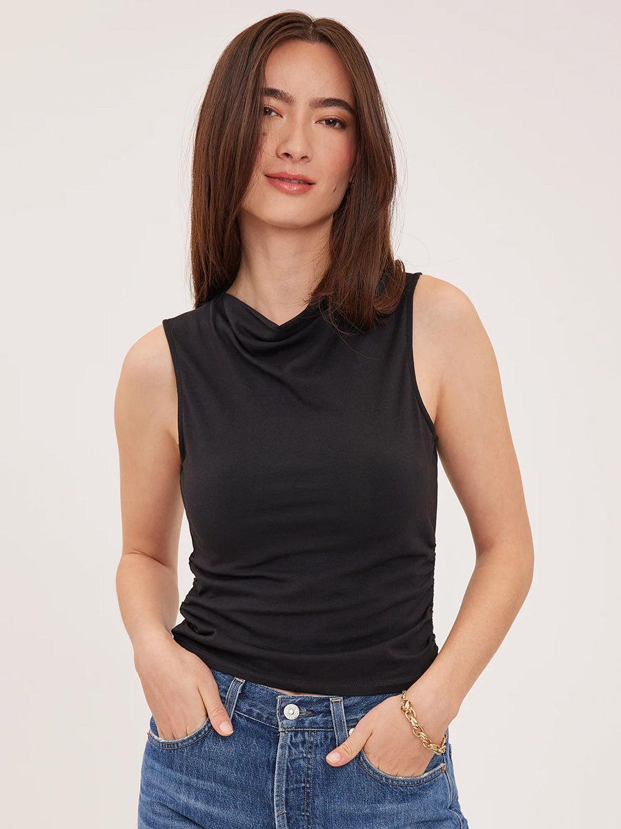 GENTLE FAWN INDRA TOP - BLACK TANK TOPS OAK CLOTHING CO.