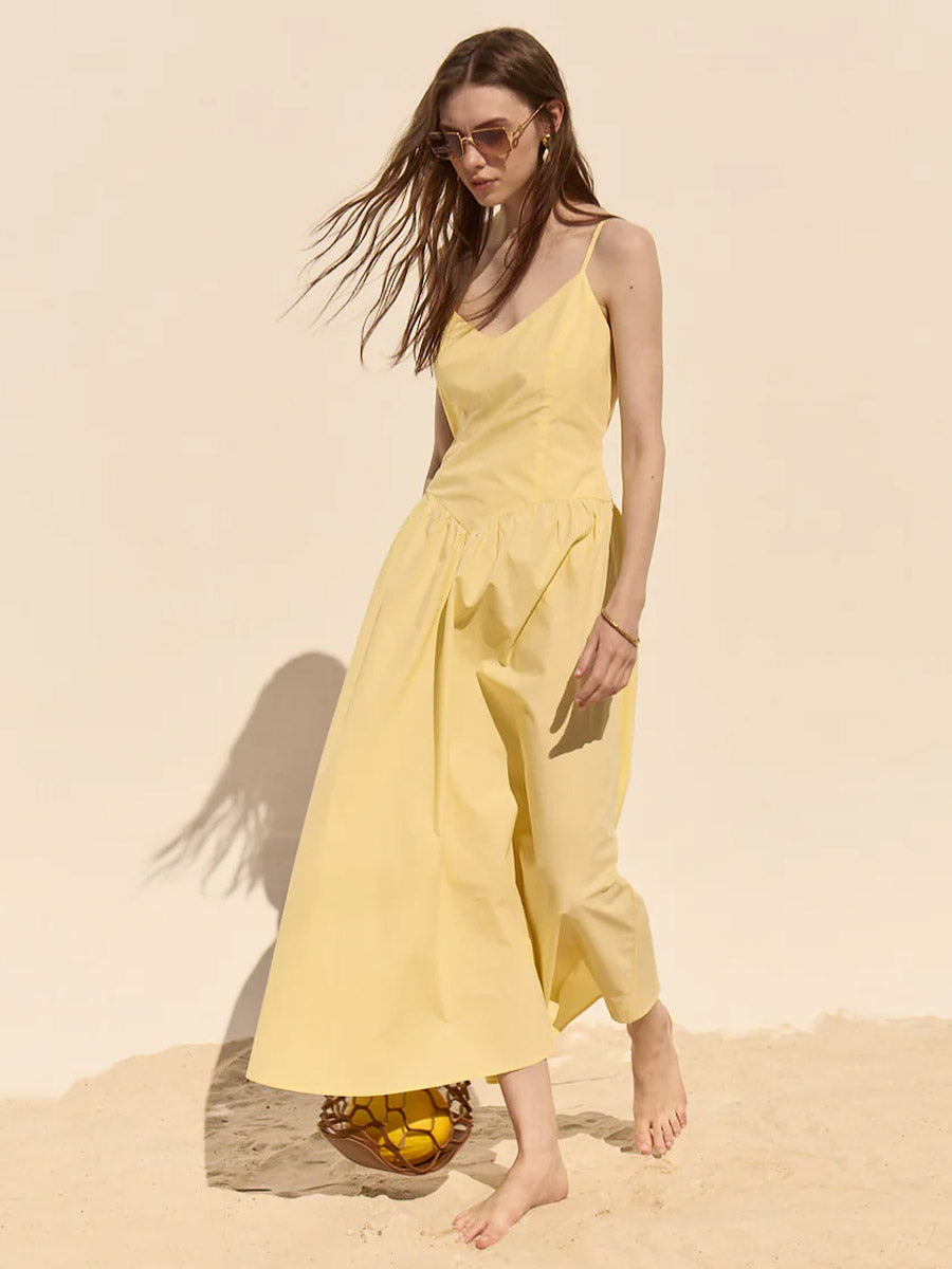 DELUC IZARO DRESS - YELLOW DRESSES DELUC