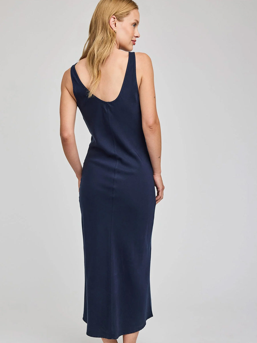 GENTLE FAWN JACQUELINE DRESS - WASHED NAVY DRESSES GENTLE FAWN
