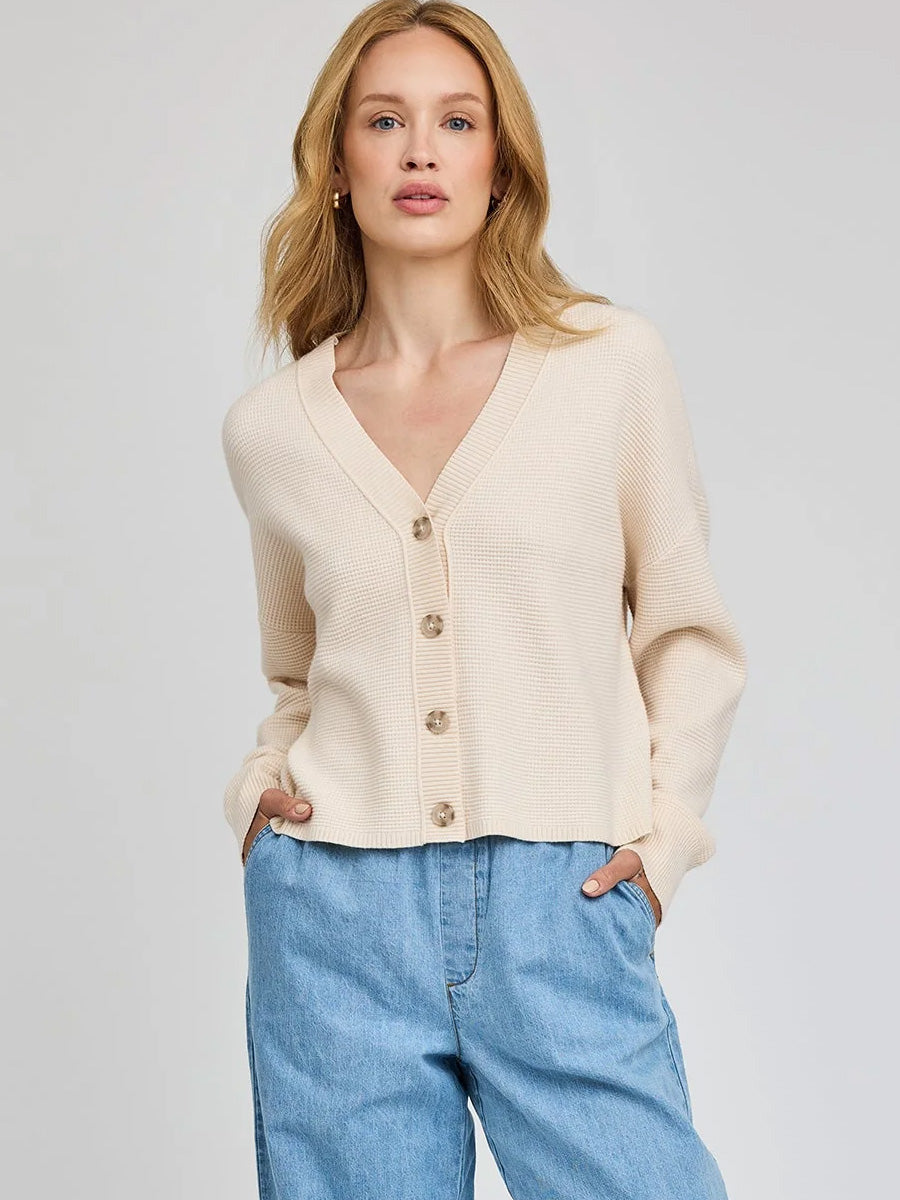 JOYCE CARDIGAN - CREAM SWEATERS GENTLE FAWN