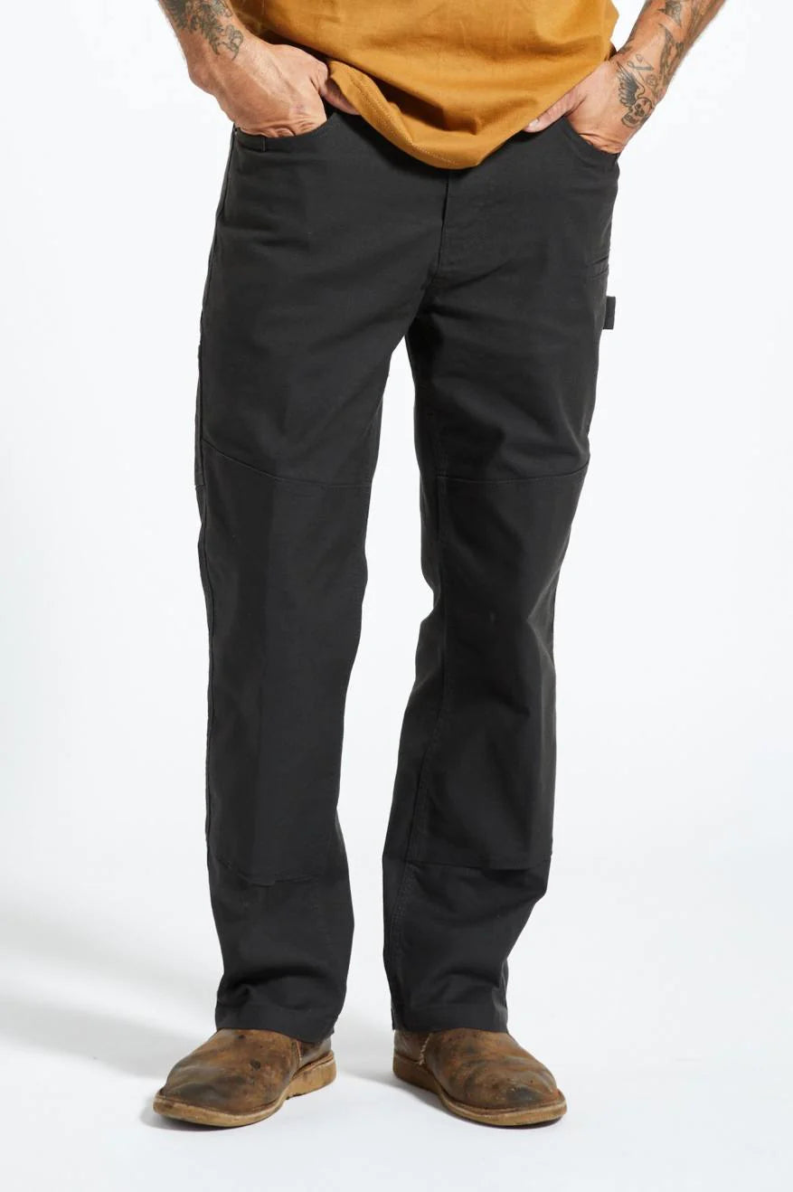 BRIXTON BUILDERS CARPENTER PANT - WASHED BLACK PANTS BRIXTON   